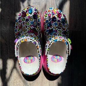 CROCS X LISA FRANK CLOGS SIZE 8